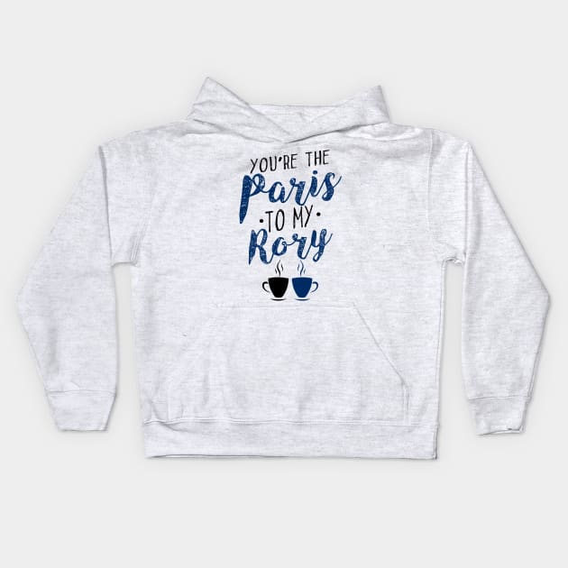 You're the Paris to my Rory Kids Hoodie by KsuAnn